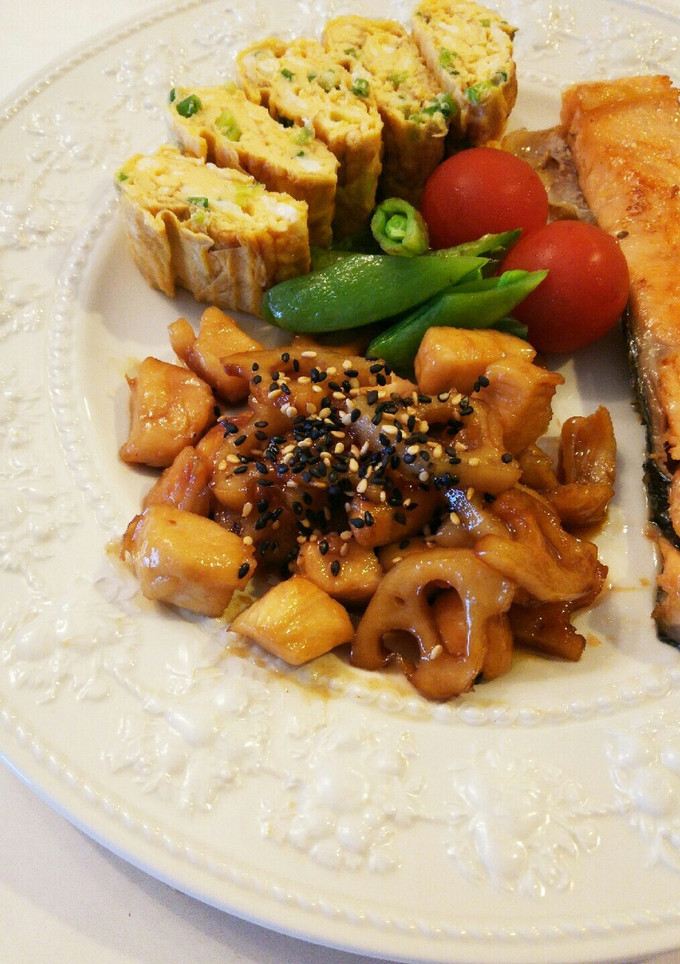 お弁当用 鶏肉のきんぴられんこん-レシピのメイン写真