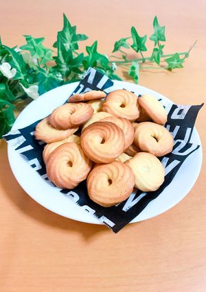 手が汚れない♡絞り出しクッキー-レシピのメイン写真