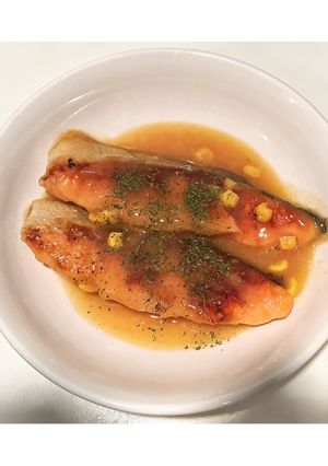 鮭のムニエルコーン風味w-レシピのメイン写真