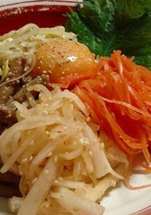 石鍋不要！おこげつき♪香ばしいビビンバ-レシピのメイン写真