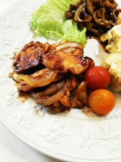 お弁当用 とりむね肉のしょうが焼き-レシピのメイン写真