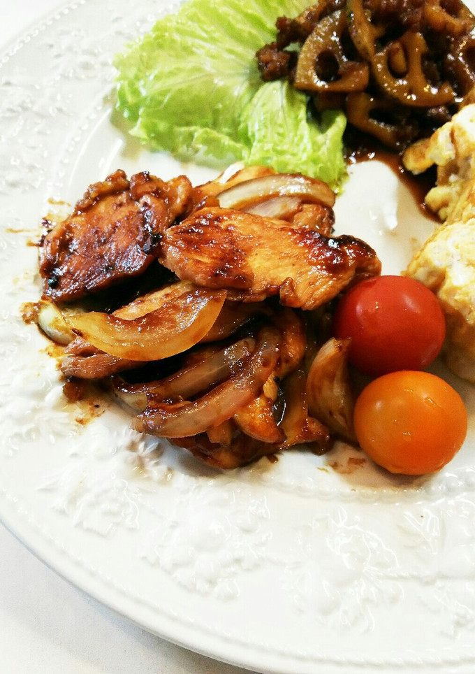 お弁当用 とりむね肉のしょうが焼き-レシピのメイン写真