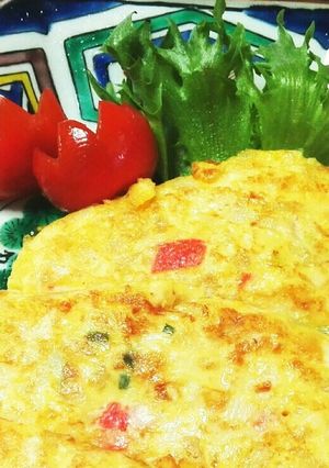 ほっこり美味しい！たけのこオムレツ-レシピのメイン写真