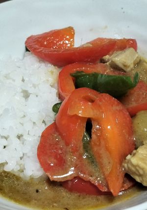 フライパン１つで簡単グリーンカレー-レシピのメイン写真