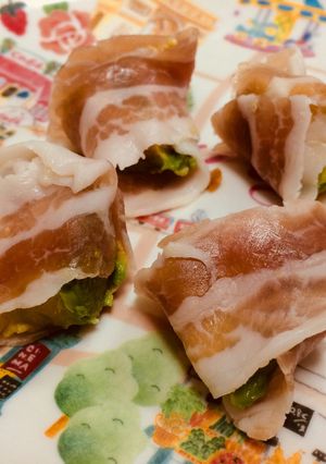 簡単生ベーコンのアボカド巻き-レシピのメイン写真