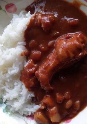 トマトたっぷりの手羽元カレー(ㆁωㆁ*)-レシピのメイン写真
