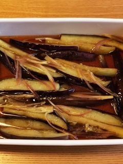 焼きなすの茗荷南蛮-レシピのメイン写真