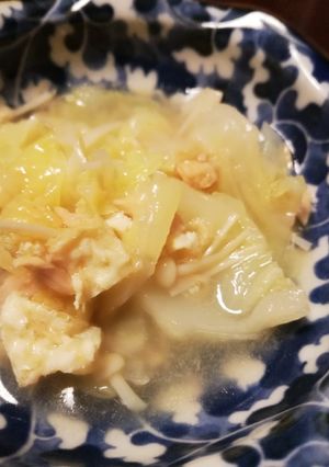 ツナとキャベツの白だし煮-レシピのメイン写真