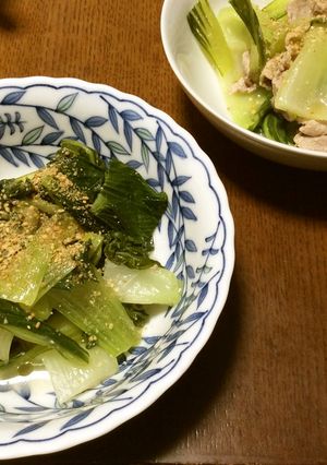 ウォーターソテーで青梗菜の炒め物?-レシピのメイン写真