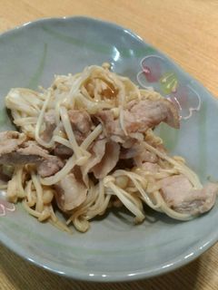 豚肉とえのきのポン酢炒め-レシピのメイン写真