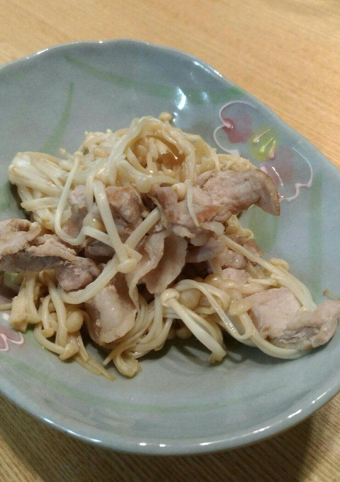 豚肉とえのきのポン酢炒め-レシピのメイン写真