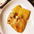 山芋と鶏むね肉のくわ焼き