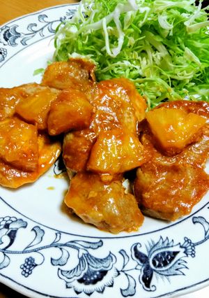ハワイアンポークチャップ♪甘酸っぱく美味-レシピのメイン写真