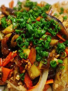 なすの鶏そぼろ炒め-レシピのメイン写真