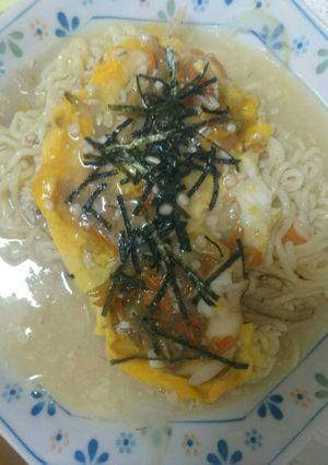 きんぴらオムレツの味噌あんかけ-レシピのメイン写真
