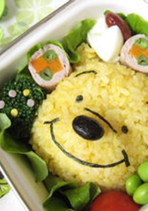 ぷーさん(キャラ弁)-レシピのメイン写真