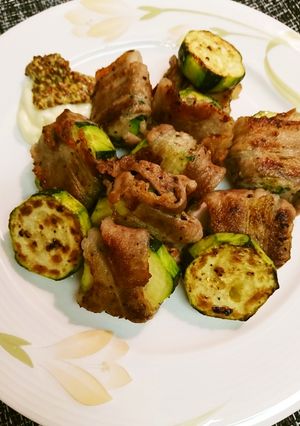 ズッキーニ肉巻き-レシピのメイン写真