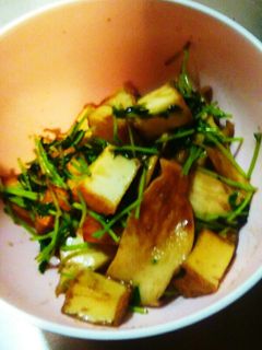 豆苗・厚揚げ・エリンギのオイスター炒め-レシピのメイン写真
