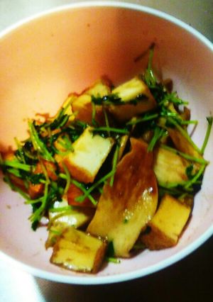 豆苗・厚揚げ・エリンギのオイスター炒め-レシピのメイン写真