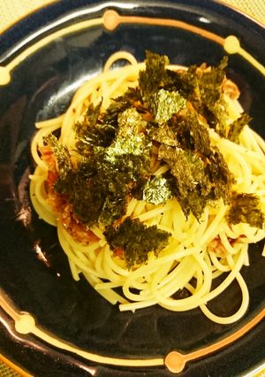かつお節チーズパスタ-レシピのメイン写真