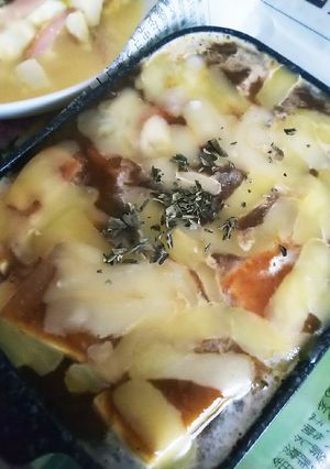 豆腐と揚げのカレーグラタン風-レシピのメイン写真