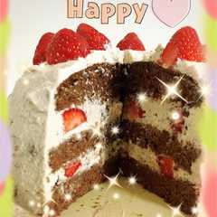 รูปของ イチゴとチョコのスポンジケーキ