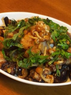 豚肩ロース肉の唐揚げと茄子のポン酢おろし-レシピのメイン写真