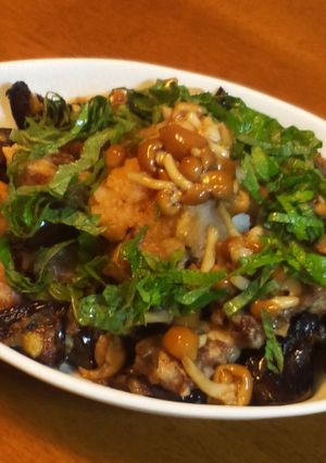 豚肩ロース肉の唐揚げと茄子のポン酢おろし-レシピのメイン写真