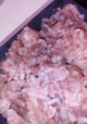 ミルキークイーンおしるこさくらご飯-レシピのメイン写真