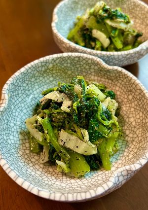 簡単！小松菜と白菜の胡麻味噌和え-レシピのメイン写真
