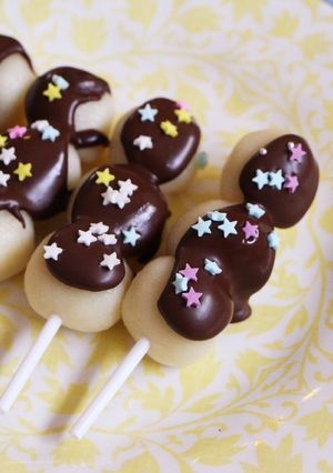 簡単！可愛い❤白玉チョコ団子-レシピのメイン写真