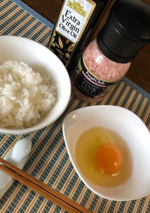 卵かけご飯 オリーブオイル-レシピのメイン写真