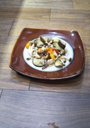 豚肉、茄子、しめじ、トマトのさっぱり炒め-レシピのメイン写真