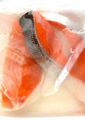 塩鮭の塩抜き-レシピのメイン写真