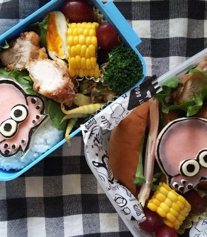 スプラトゥーン☆簡単キャラ弁☆タコ-レシピのメイン写真