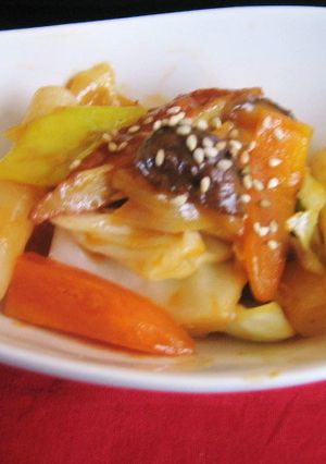 簡単♪美味しいトッポキ炒め-レシピのメイン写真