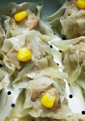簡単！カニ缶でカニコーン焼売‼-レシピのメイン写真