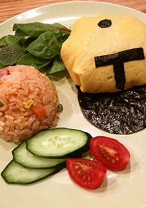 海苔キャップ帽（炊飯器で作るオムライス）-レシピのメイン写真