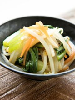 チンゲン菜ともやしのナムル-レシピのメイン写真