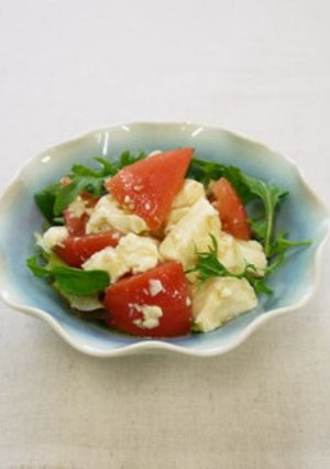 トマトとちぎり豆腐のサラダ-レシピのメイン写真