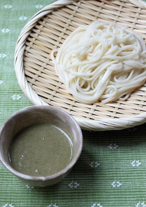大葉くるみだれのザざるうどん-レシピのメイン写真