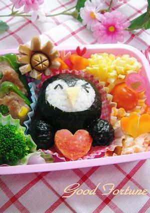 キャラ弁☆ペンギンちゃん弁当-レシピのメイン写真