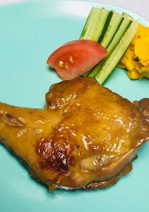 骨付き鶏もも肉の照り焼き-レシピのメイン写真