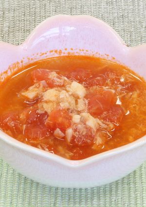 離乳食９か月～魚とトマトのスープ煮-レシピのメイン写真