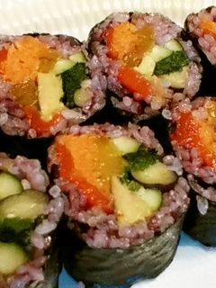 レインボー野菜寿司-レシピのメイン写真