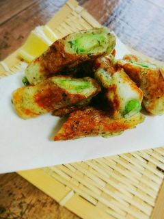 美味しい⭐!アスパラとちくわの磯辺焼き-レシピのメイン写真
