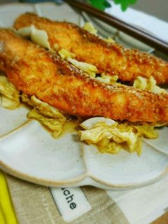 電子レンジで簡単✦!鮭のちゃんちゃん焼き-レシピのメイン写真
