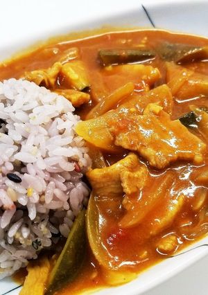 トマトでさっぱり♪夏野菜カレー-レシピのメイン写真