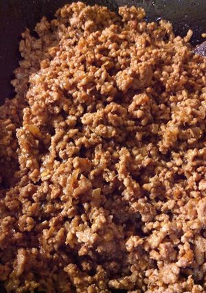 汁なし担担麺の肉味噌-レシピのメイン写真