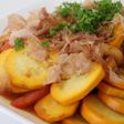 和を足す♪ズッキーニ油揚げトマトの炒め物